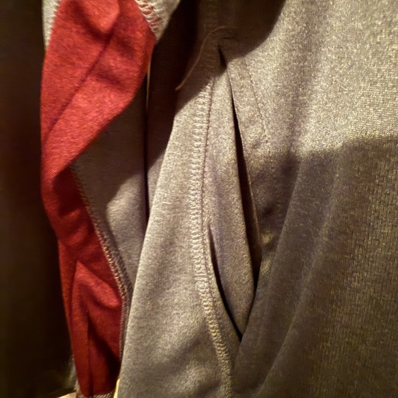 Texas A&M Aggies Gray and Maroon Quarter-Zip Pullover Champion Size XXL - Picture 4 of 5